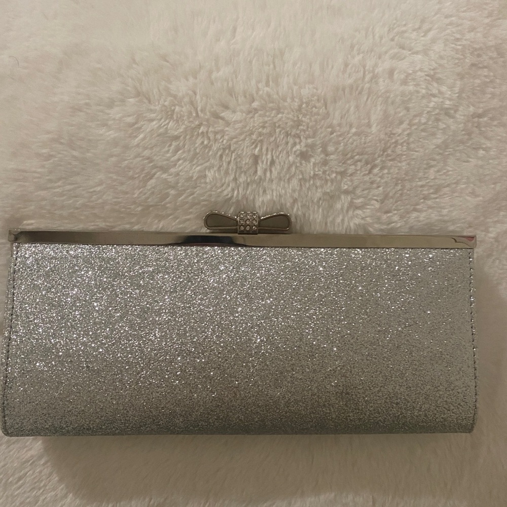 glitter clutch